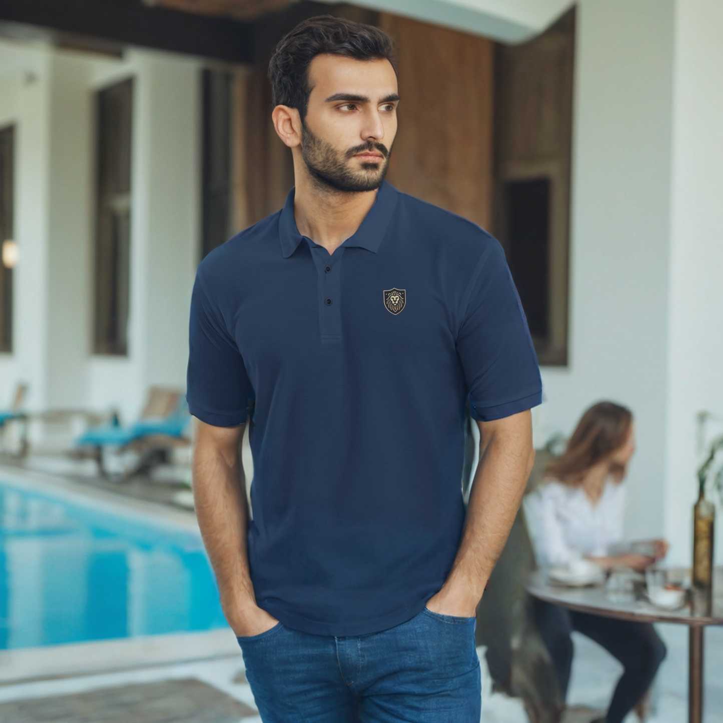 Barbarian's Roar Premium Polo - Men's Premium Polo