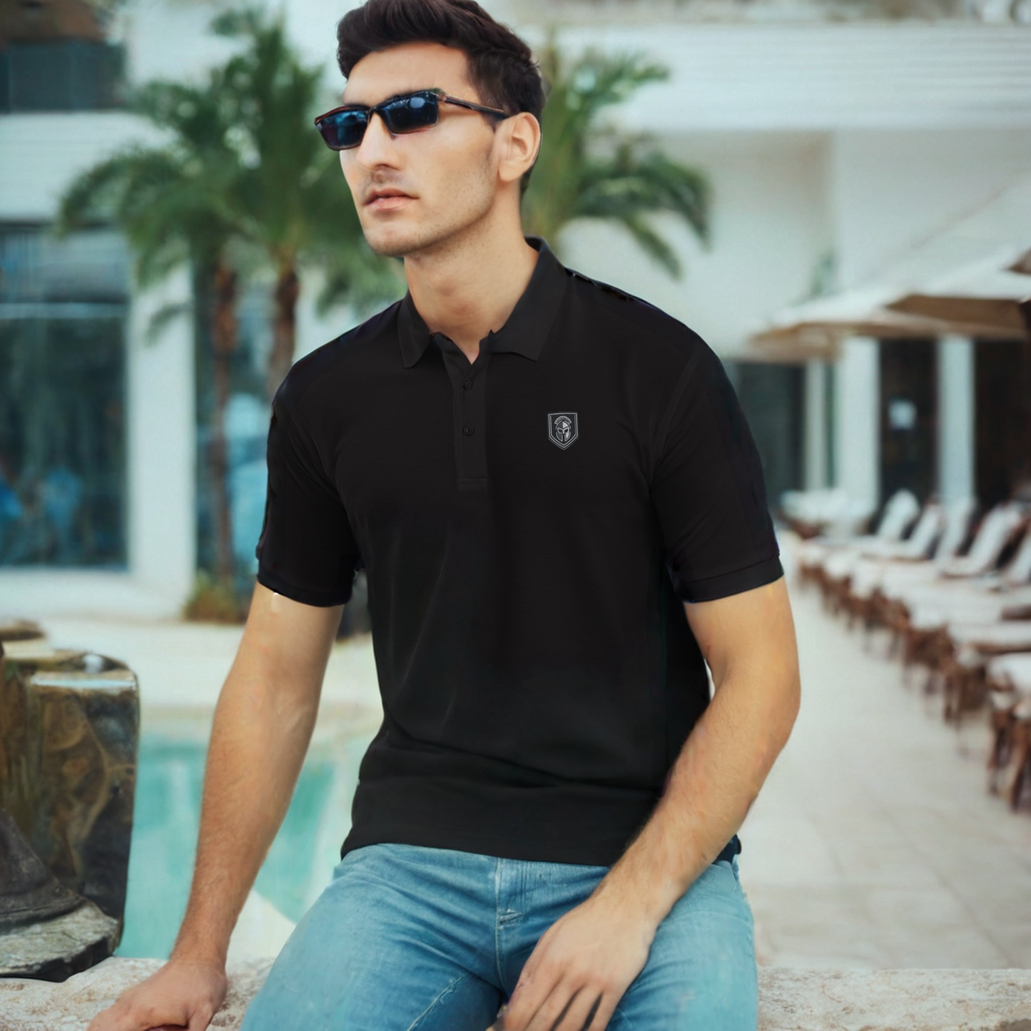 Centurion's Crest Premium Polo - Men's Premium Polo