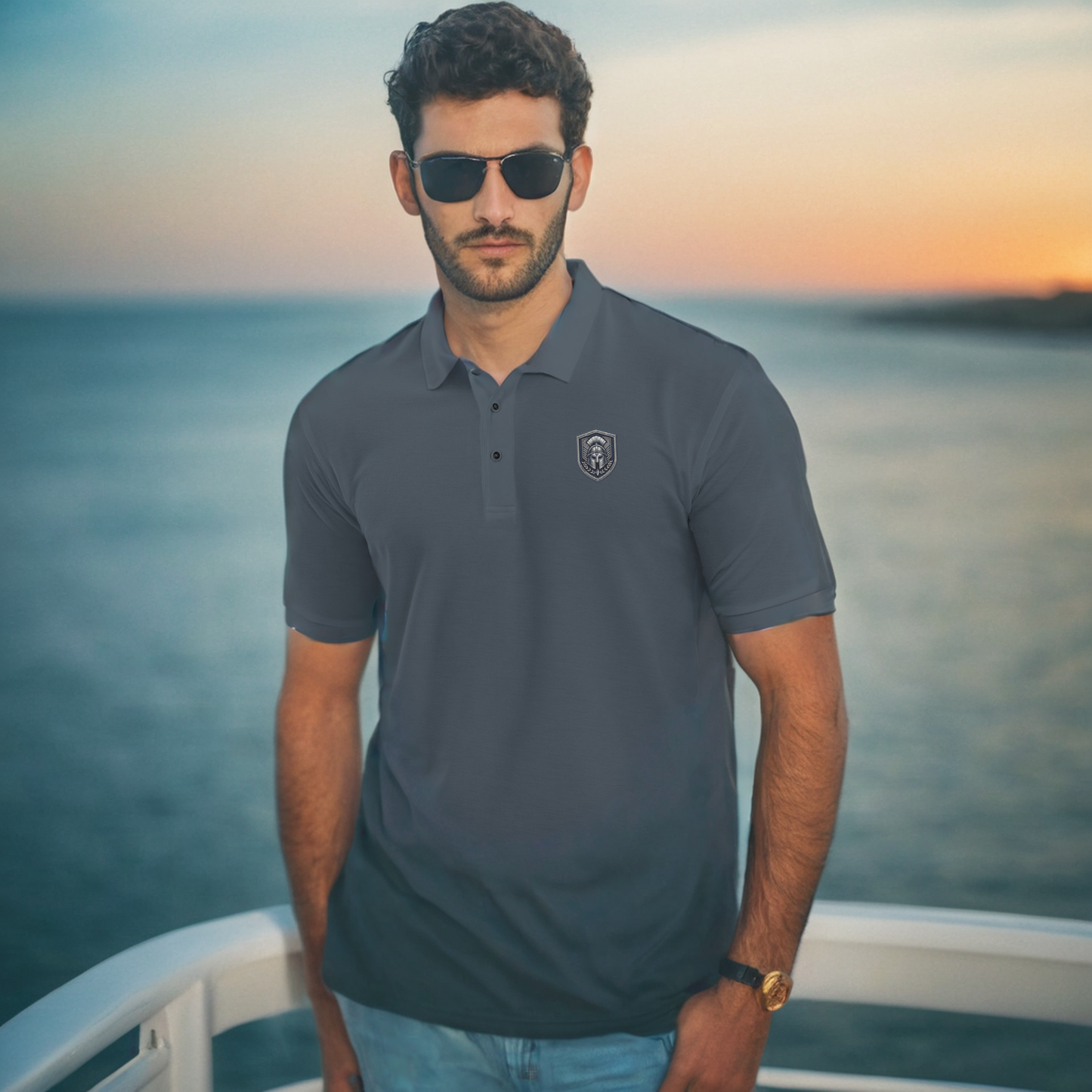 Gladiator's Gaze Premium Polo - Men's Premium Polo