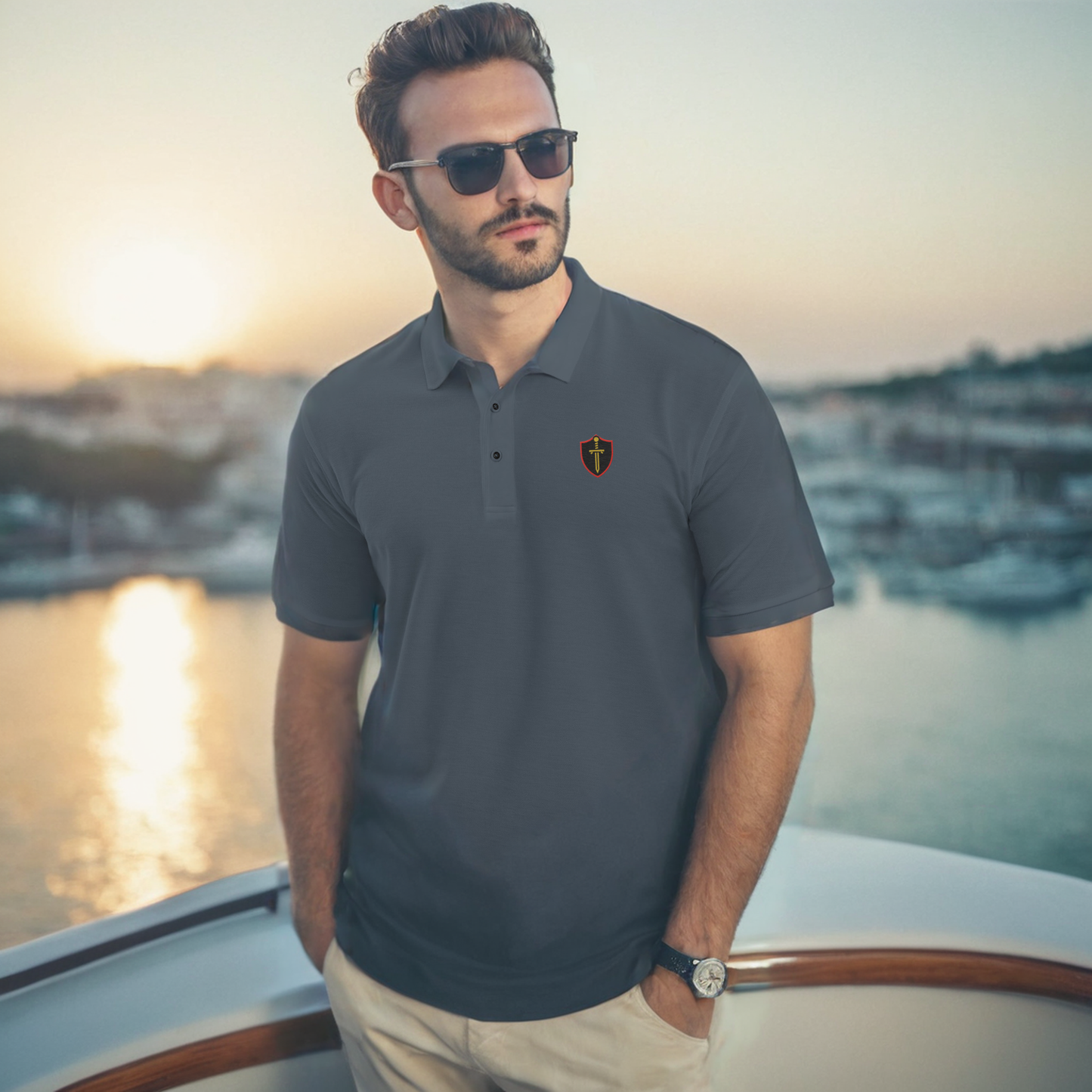 Gladiator's Glory Premium Polo - Men's Premium Polo
