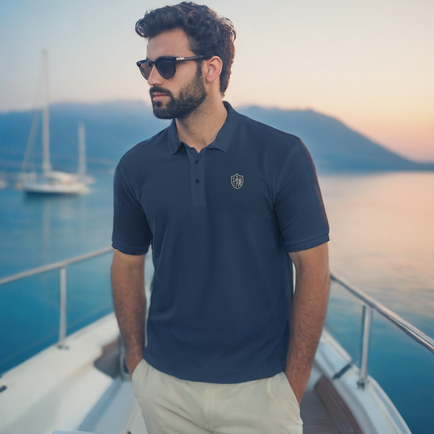 Guardian's Vigilance Premium Polo - Men's Premium Polo
