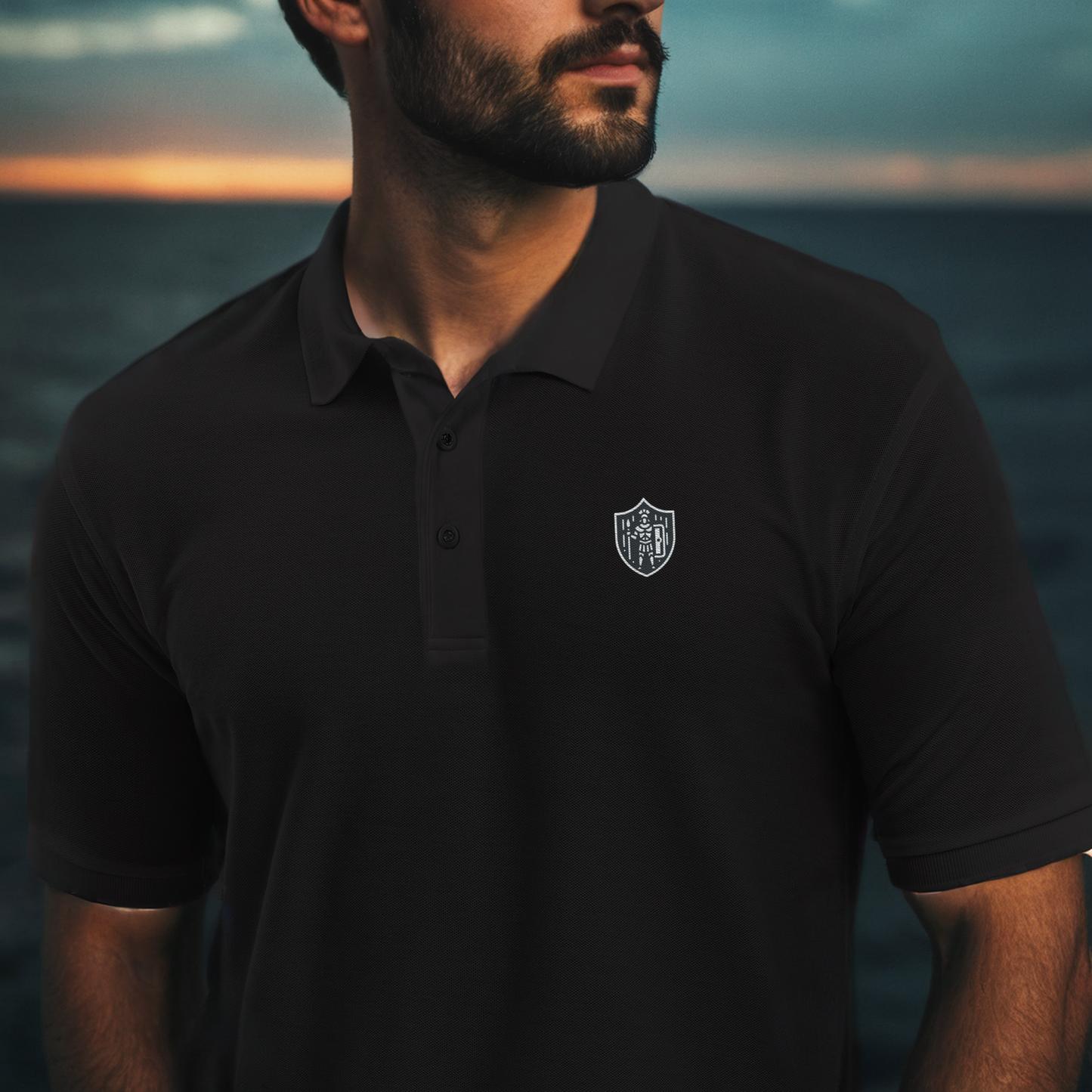 Guardian's Vigilance Premium Polo - Men's Premium Polo