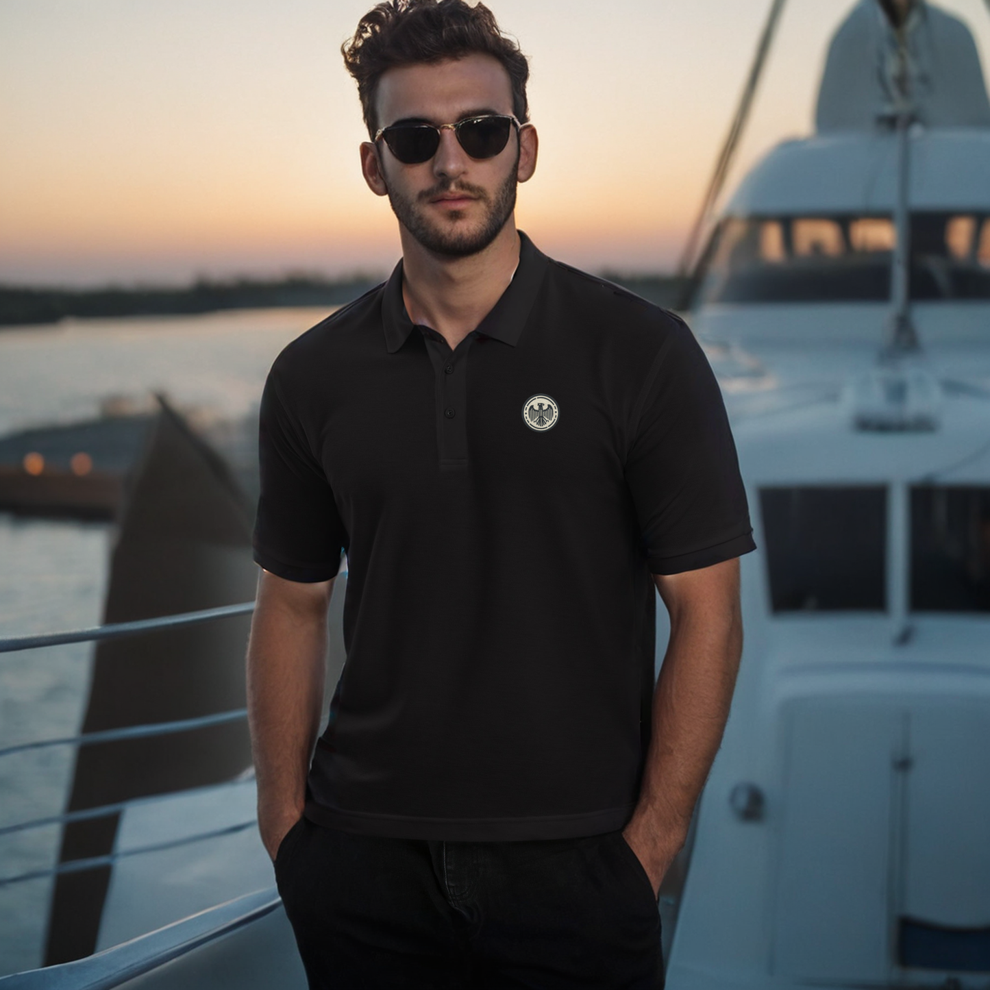 Imperial Eagle Premium Polo - Men's Premium Polo