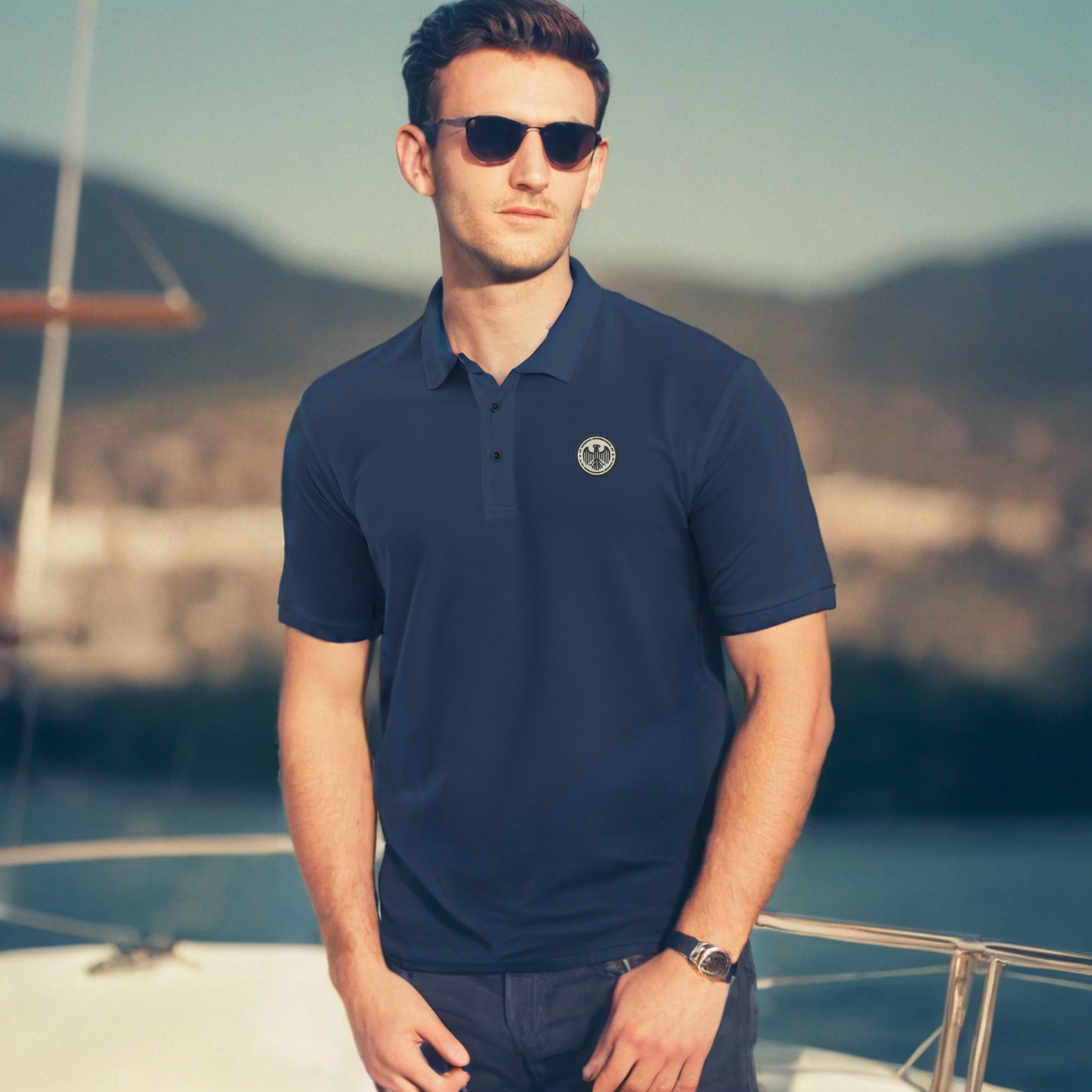 Imperial Eagle Premium Polo - Men's Premium Polo