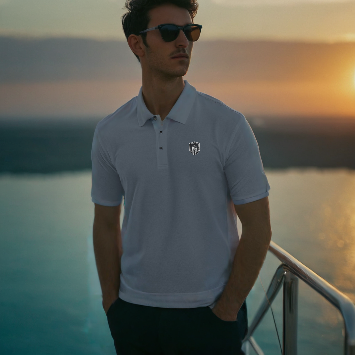 Spartan's Shield Premium Polo - Men's Premium Polo
