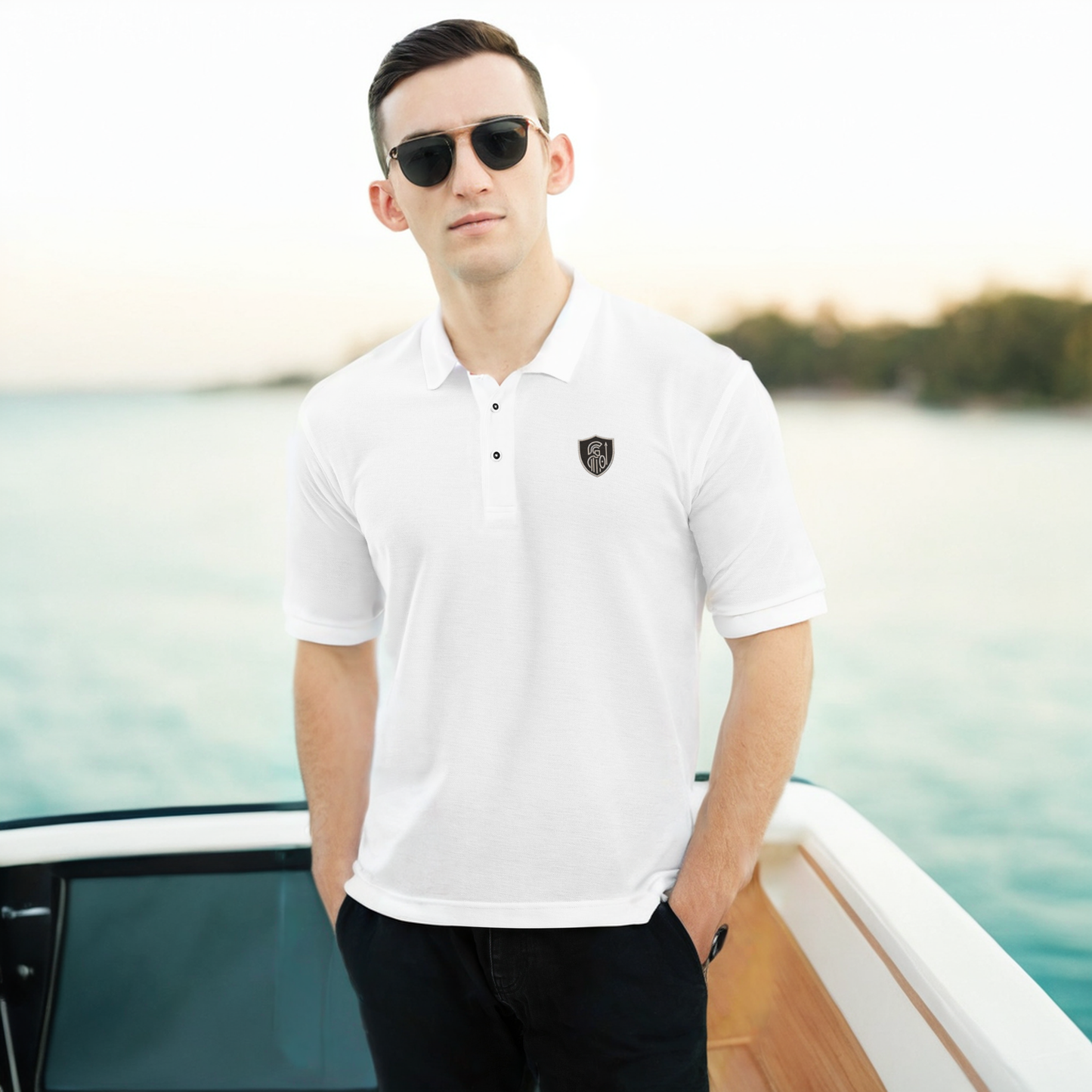 Tribune's Silhouette Premium Polo - Men's Premium Polo