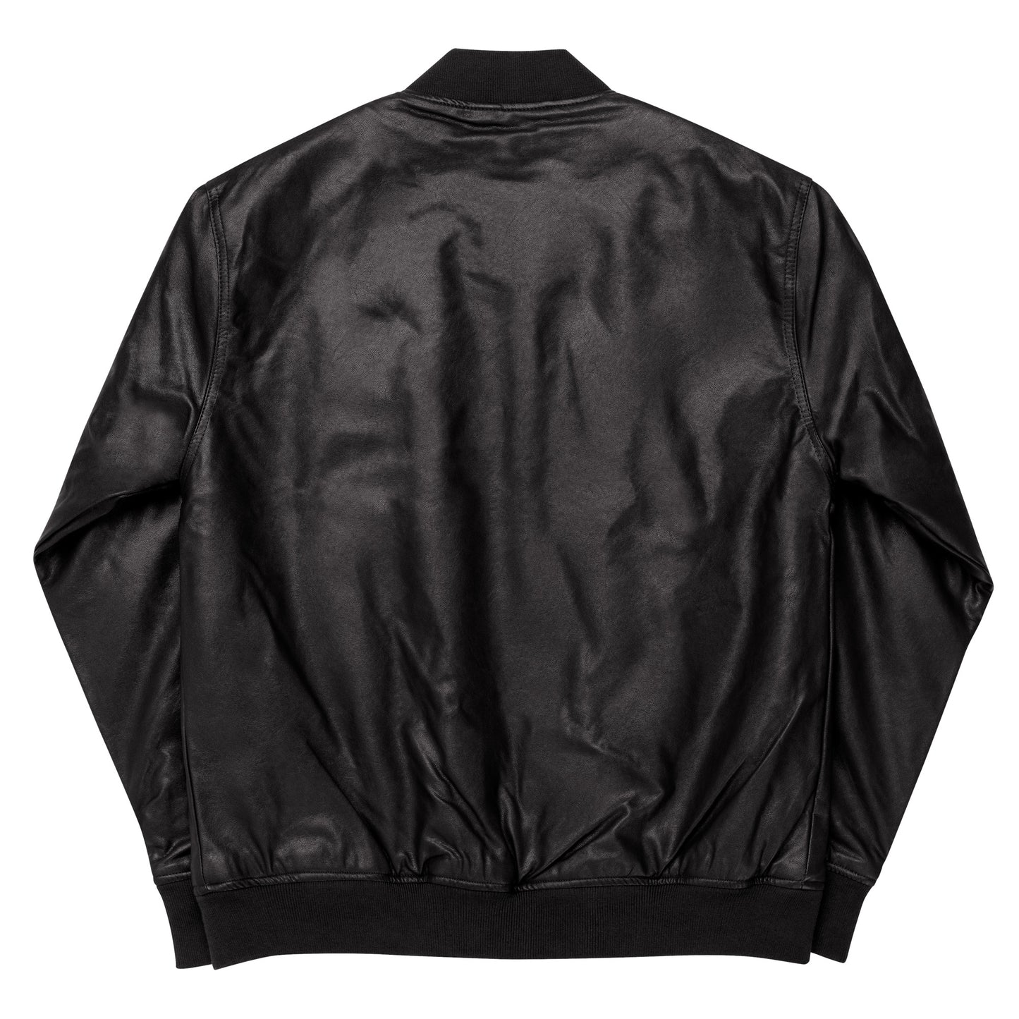 Banner Eagle insignia - Leather Bomber Jacket
