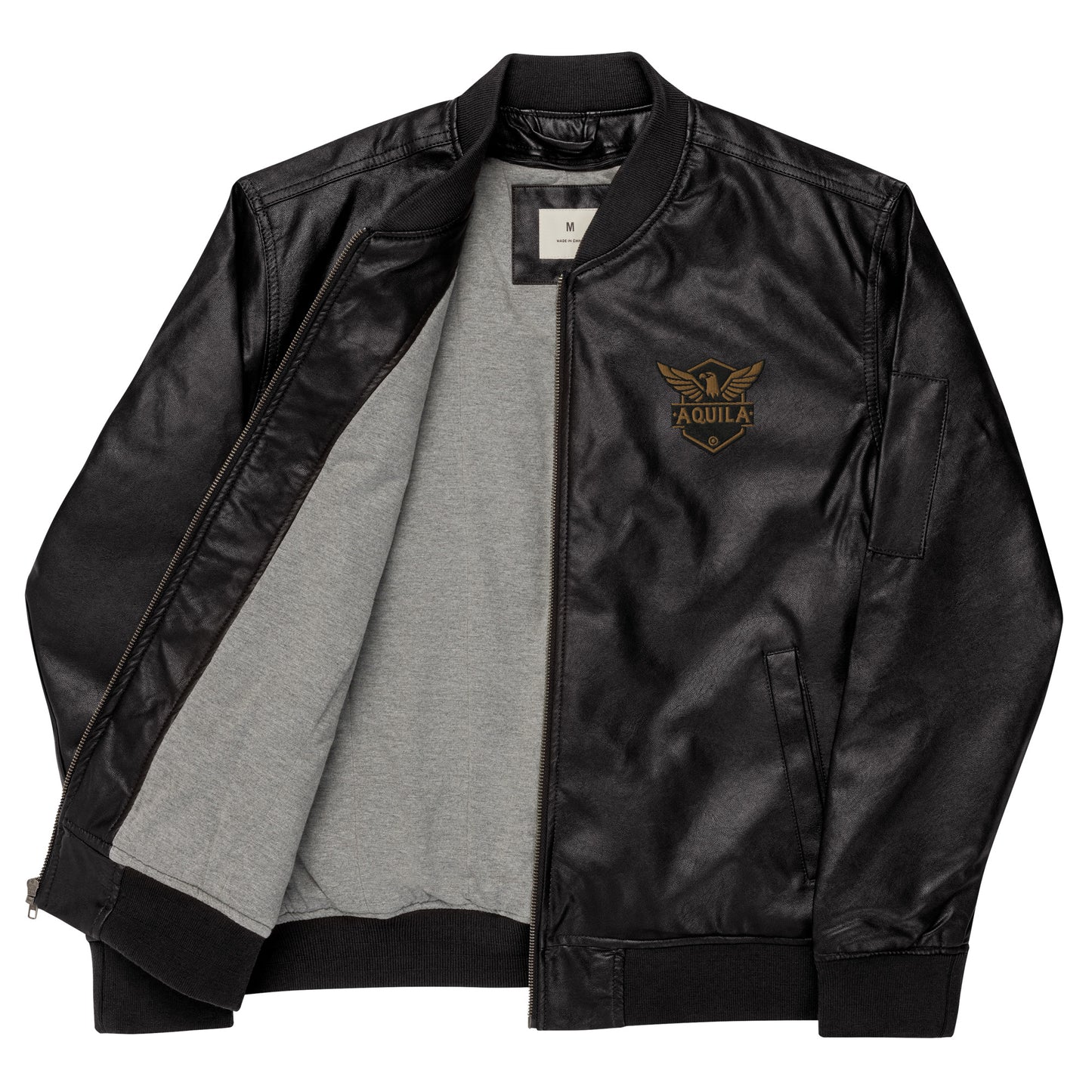 Guardian Eagle Insignia - Aquila Bomber Collection - Leather Bomber Jacket