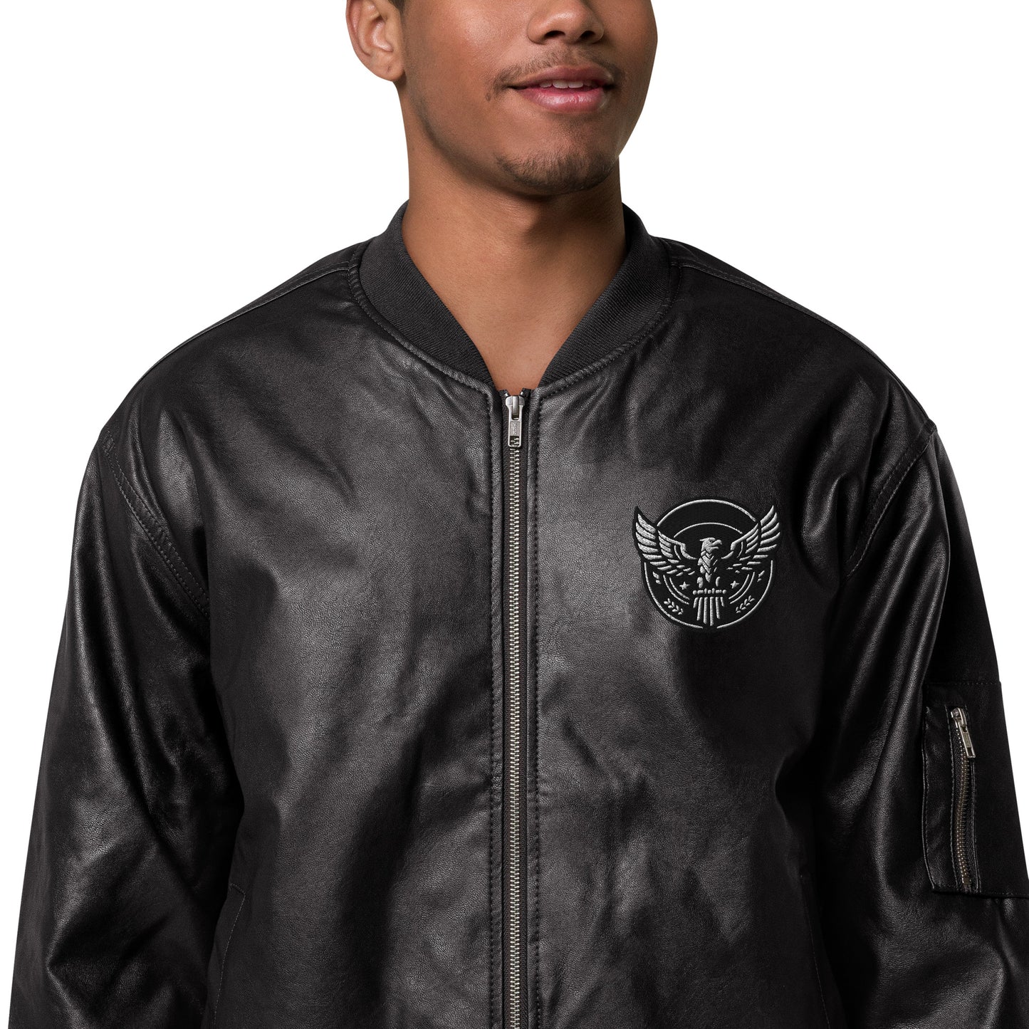 Imperial Eagle Insignia - Aquila Bomber Collection - Leather Bomber Jacket