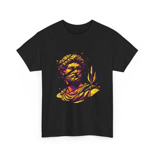 Glitch Art Cyber-Psychedelic Roman God Tee