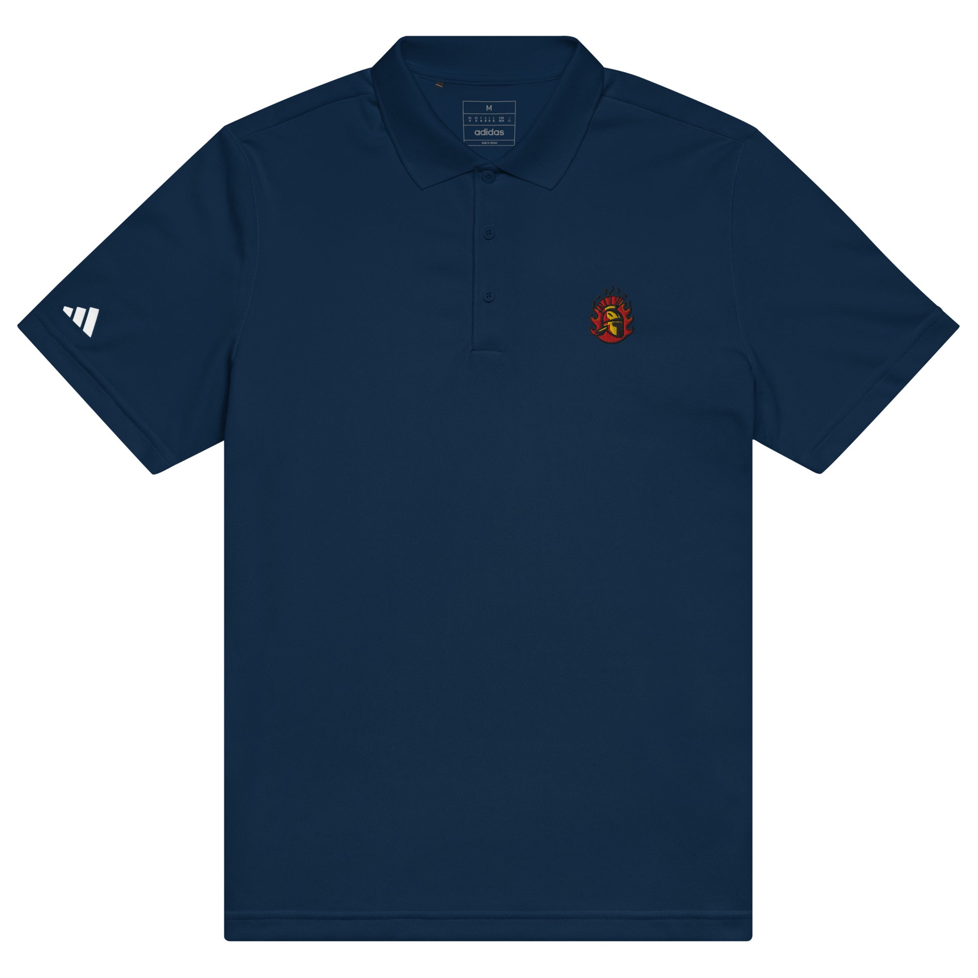 Helmed Flames - adidas sport polo