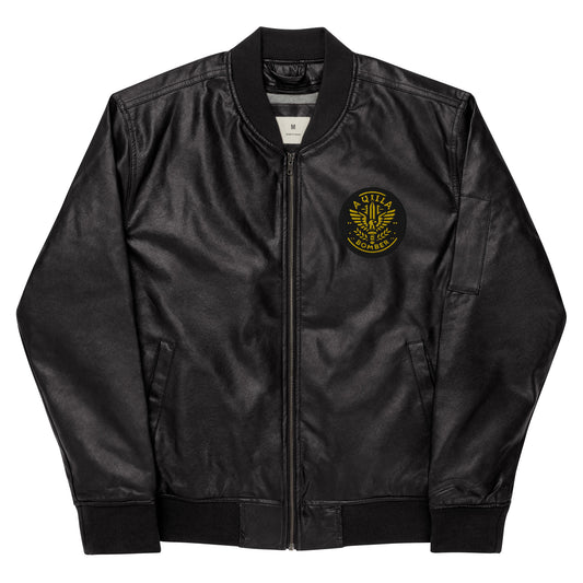 Defender Eagle insignia - Aquila Bomber Collection - Leather Bomber Jacket
