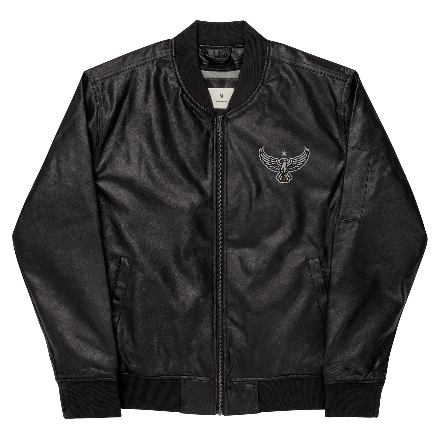 Thunder Eagle Insignia  - Aquila Bomber Collection - Leather Bomber Jacket