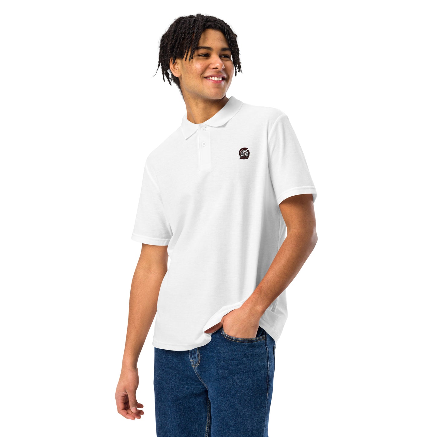 Unisex pique polo shirt - Centurion's Valor Pique Polo